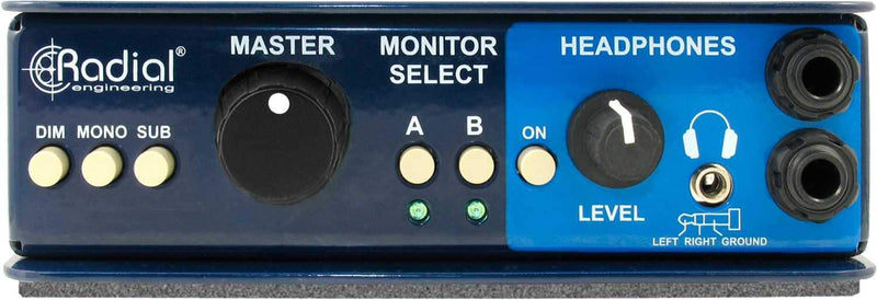 radial engineering mc3 passive studio monitor control