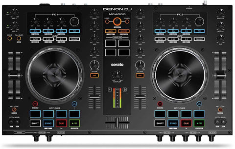 Denon DJ MC4000 Contrôleur DJ 2 platines pour Serato