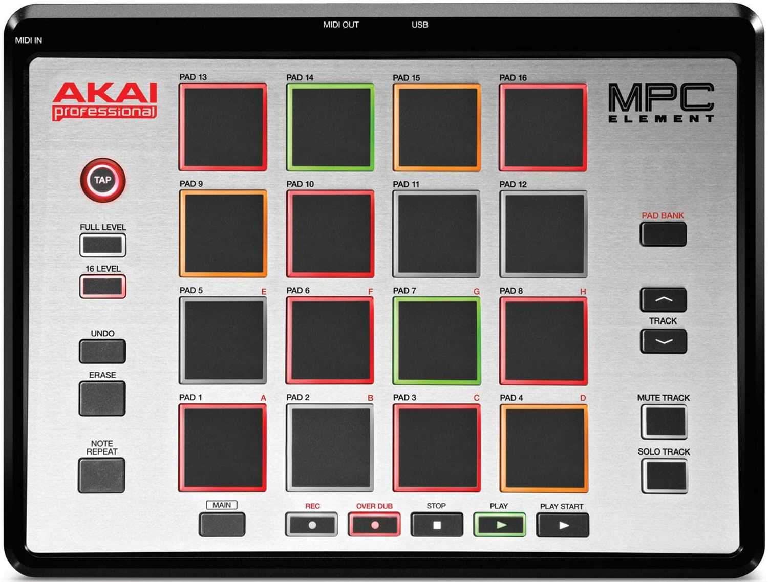 akai professional mpc element how to turn on