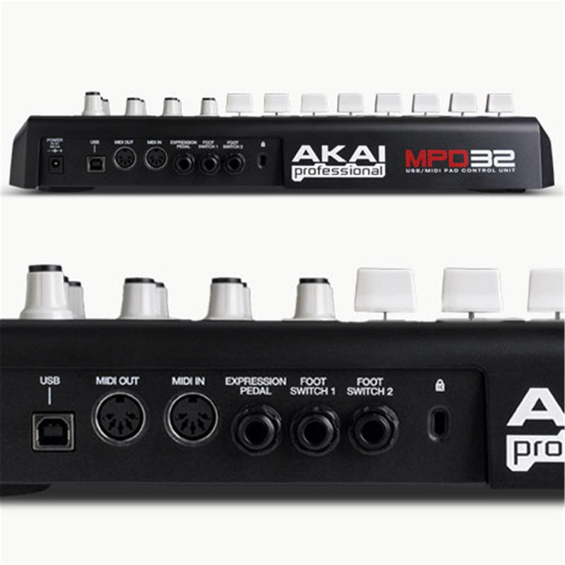 Akai MPD32 16-Pad USB Midi Control Surface | PSSL ProSound and Stage  Lighting