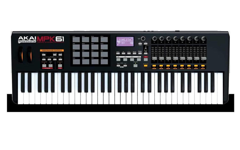 Akai Mpk61 61 Key Usb Midi Keyboard Controller Prosound And Stage Lighting