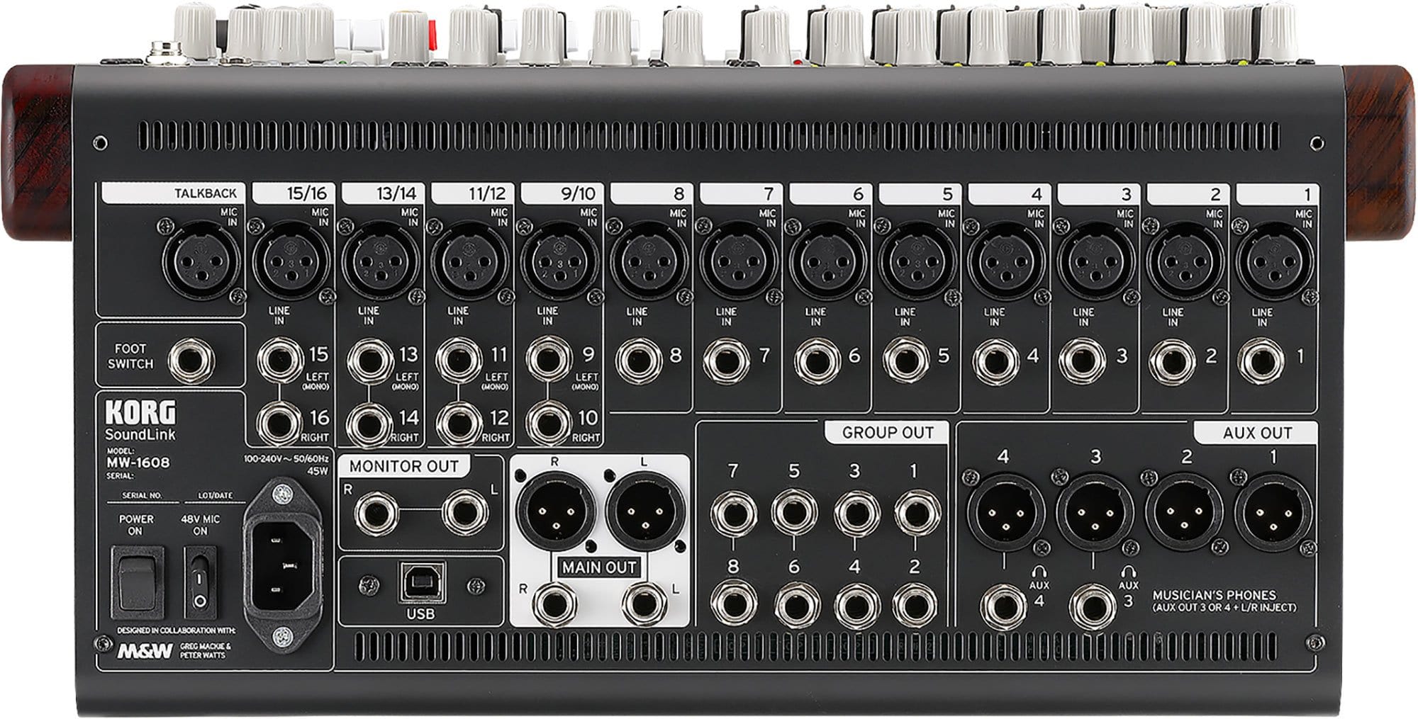 Korg SoundLink MW 1608 Hybrid Analog/Digital Mixer | PSSL ProSound