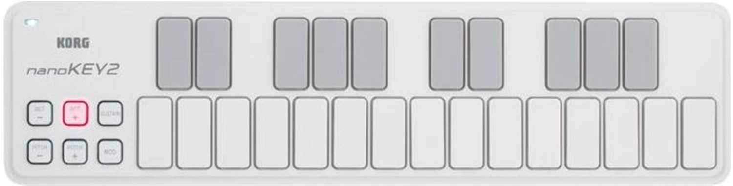 Korg Nano Key 2 25 Key USB Midi Keyboard - White | PSSL ProSound