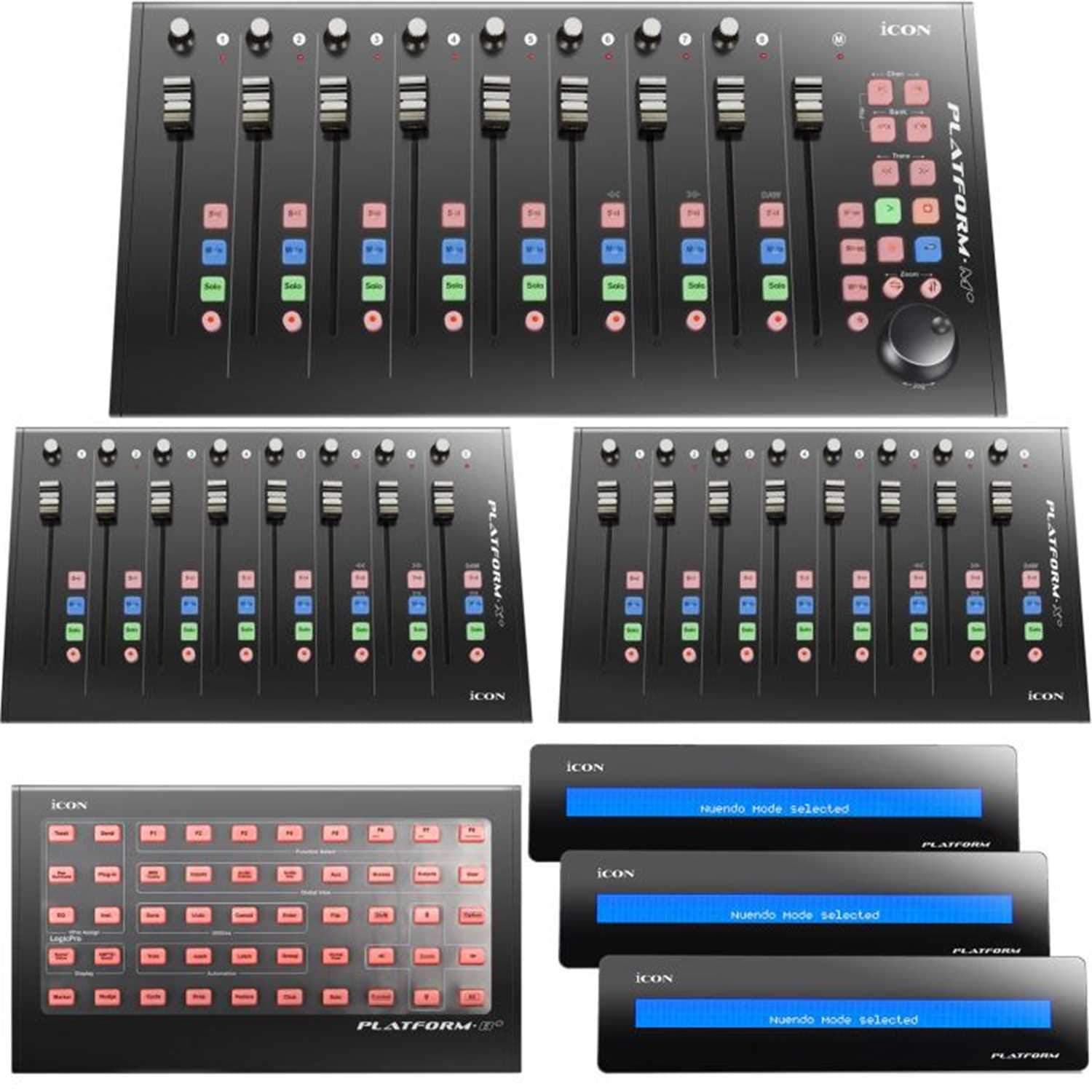 Icon Platform M-Plus Desktop DAW Control Surface Large Extender