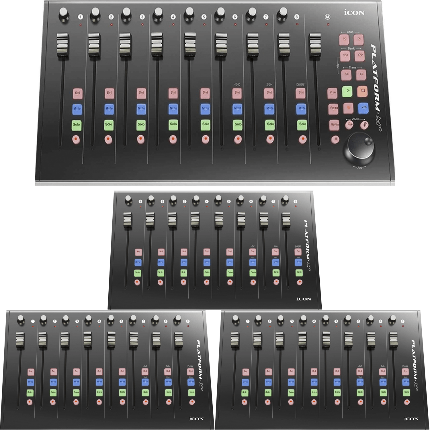 Icon Platform M-Plus Desktop DAW Controller Medium Control Surface