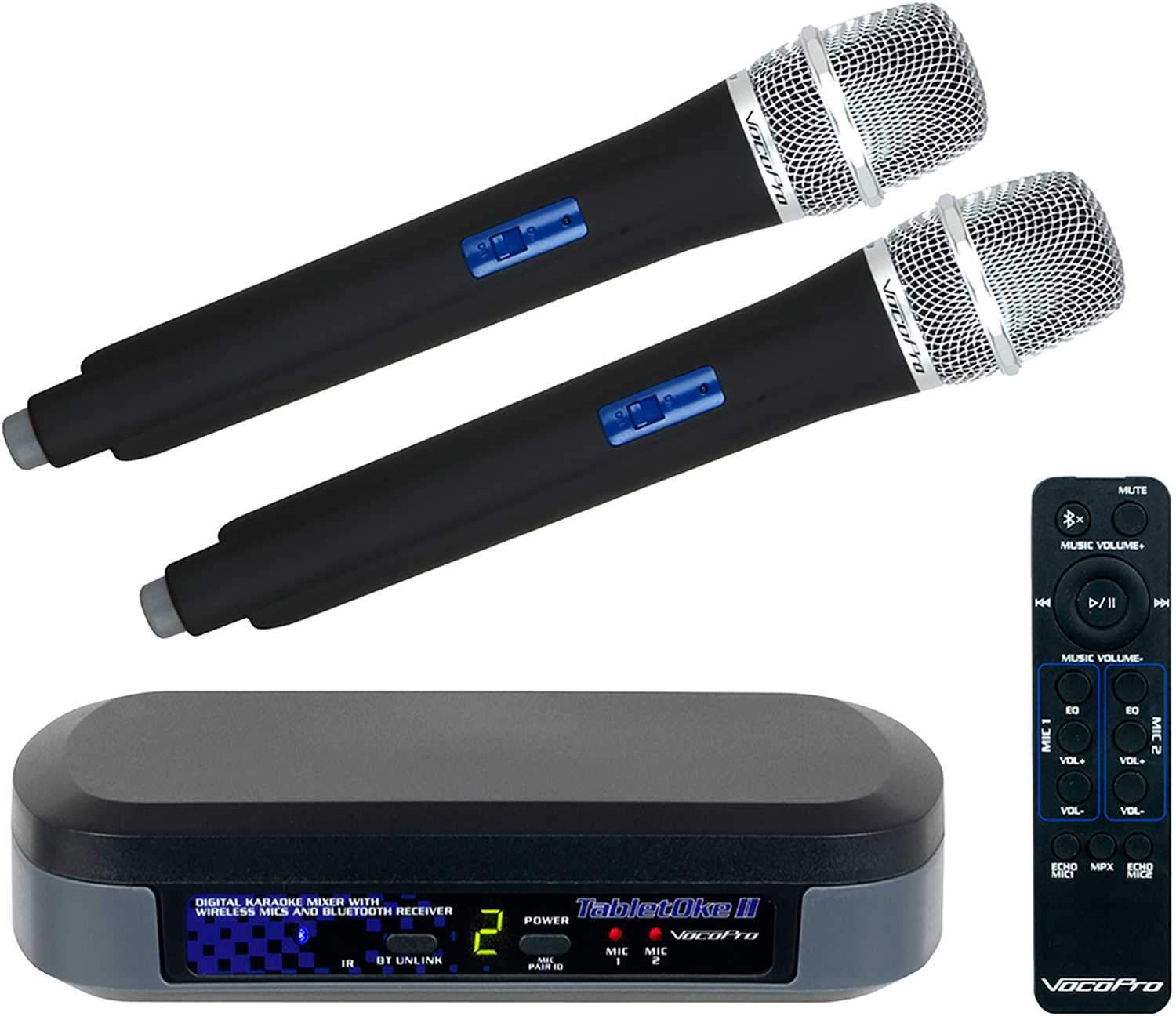 VocoPro Digital Karaoke Mixer with Wireless Mics | PSSL ProSound