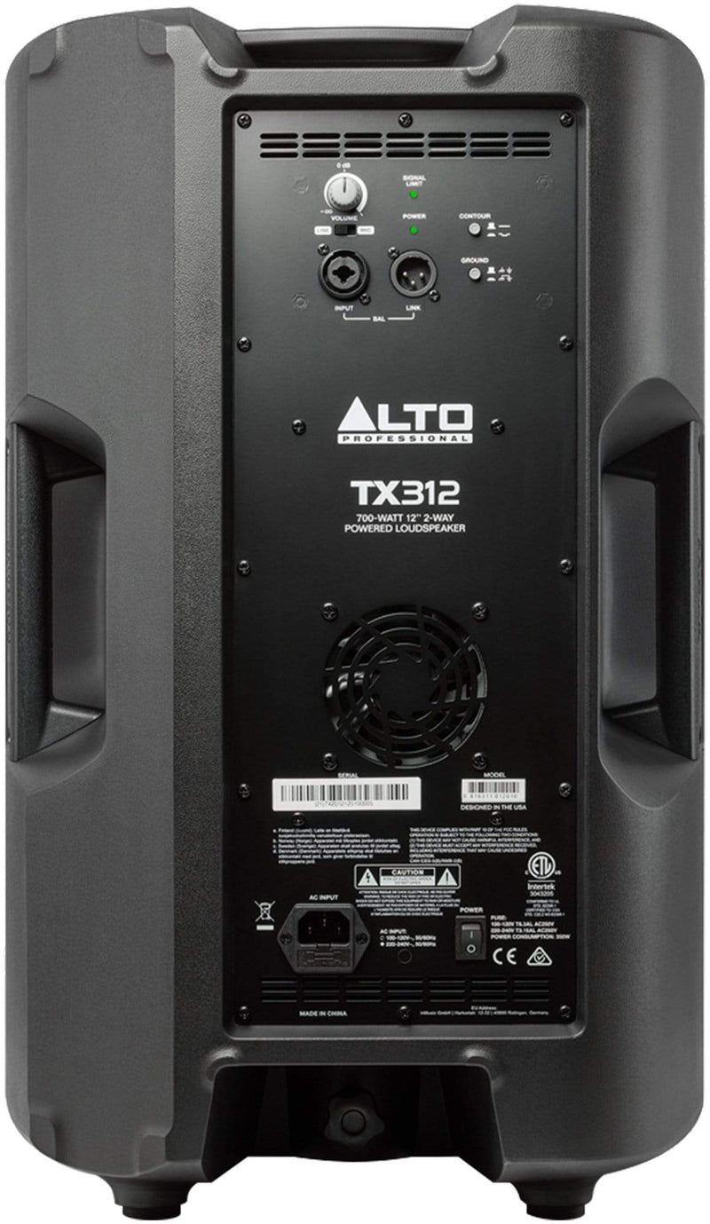 alto tx312 700w 12 inch powered speaker