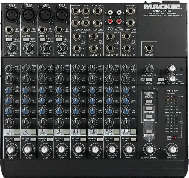 最安値に挑戦！ Mackie pro 1202-vlz レコーディング/PA機器 - www