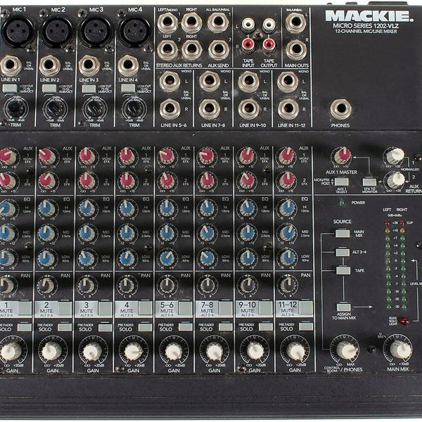 音が太く音質が良い！ MACKIE 1202-VLZ PRO アナログミキサー - 楽器、器材