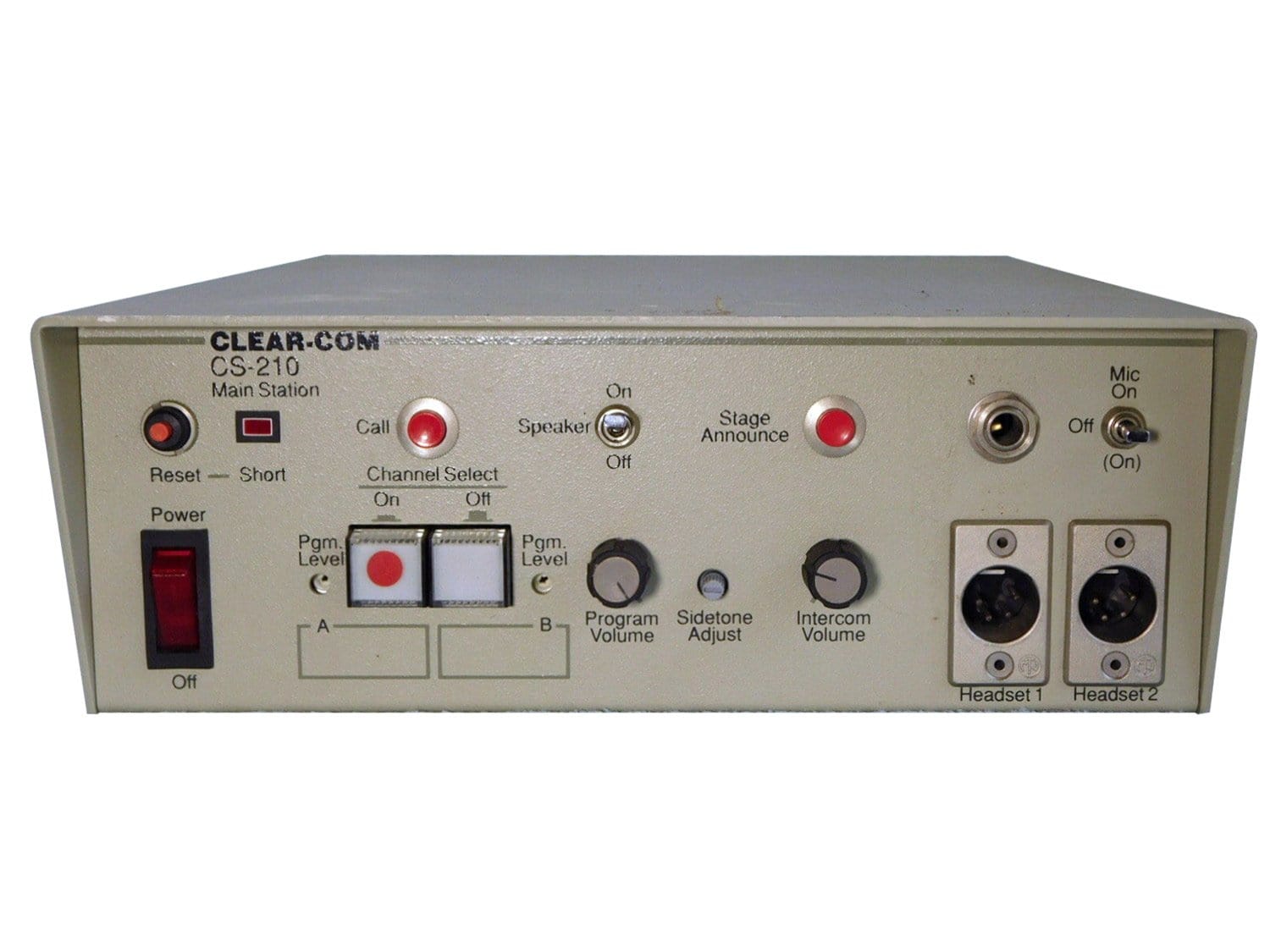 Clear-Com CS210 2-Channel Intercom Master | PSSL ProSound and