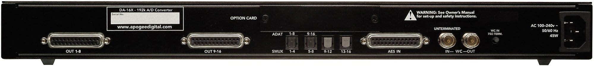 Apogee DA-16X 16-Out D/A Converter