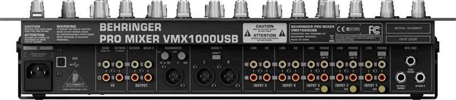 behringer pro mixer vmx1000usb software download