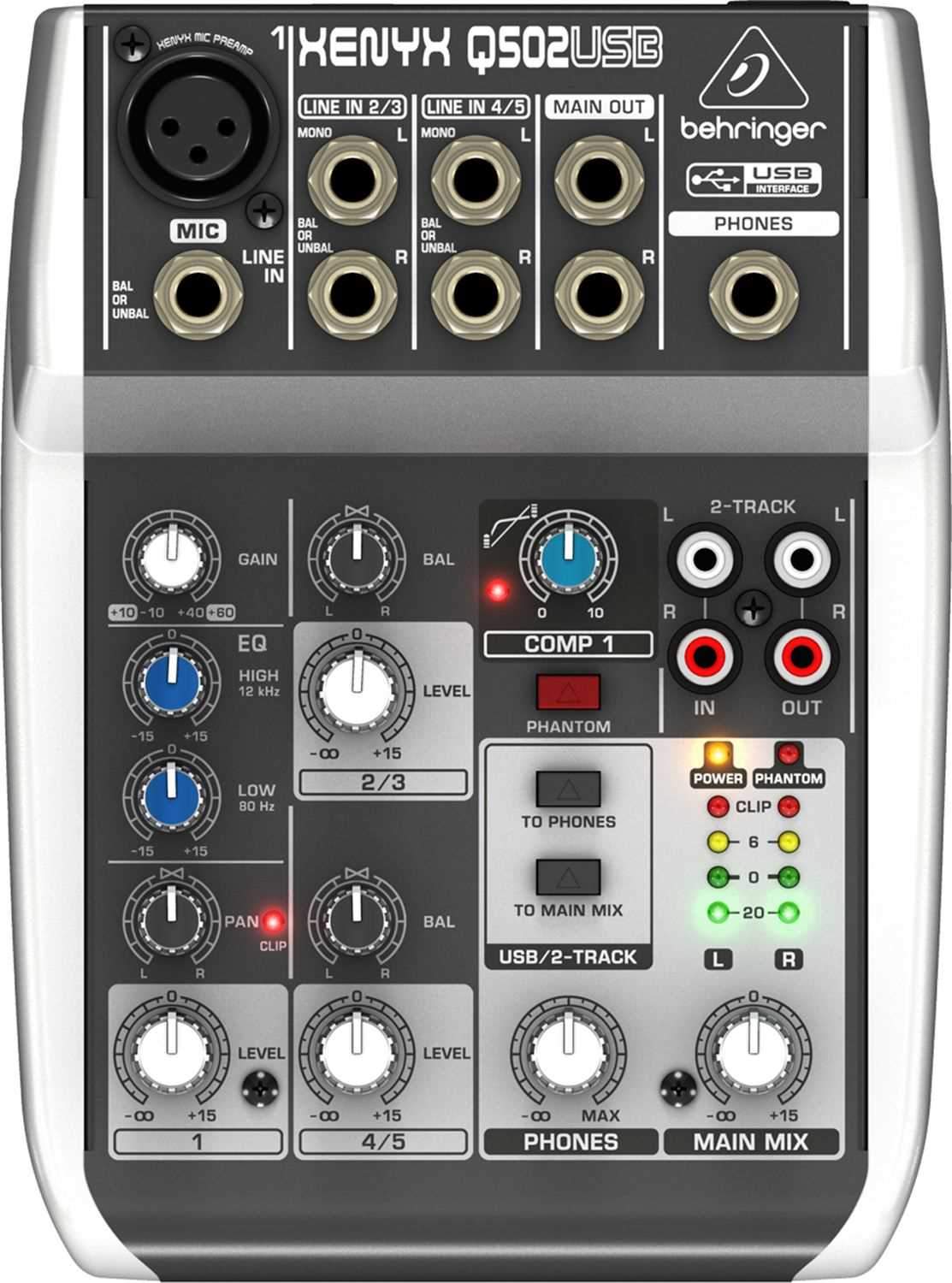 behringer xenyx q502usb