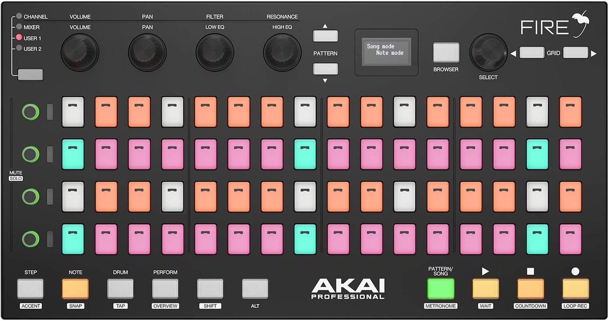 Akai Fire NS FL Studio Controller - No Software