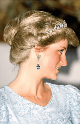 princess diana aquamarine arrings