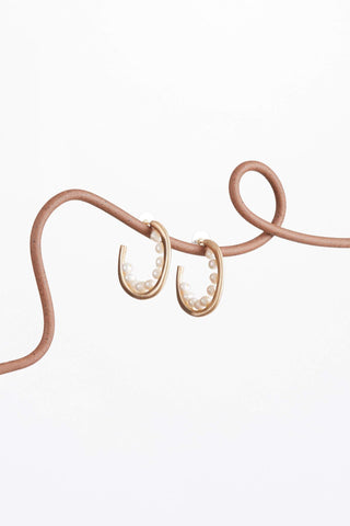 Cult Gaia hoop Earrings with Misahara luxury Jewelry 