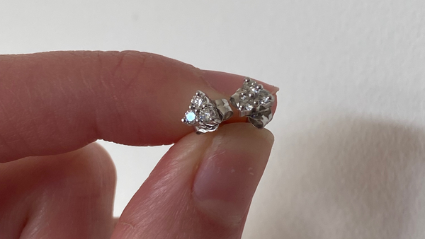 mini diamond studs