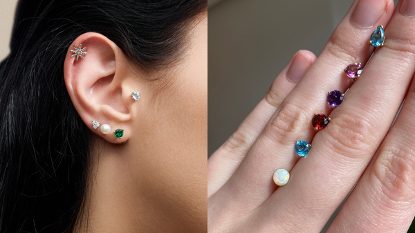 stud birthstone earrings