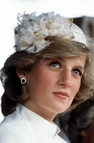 sapphire earrings Princess Diana