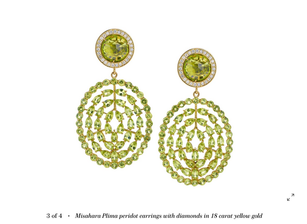 Plima earrings featured in Katerina Perez