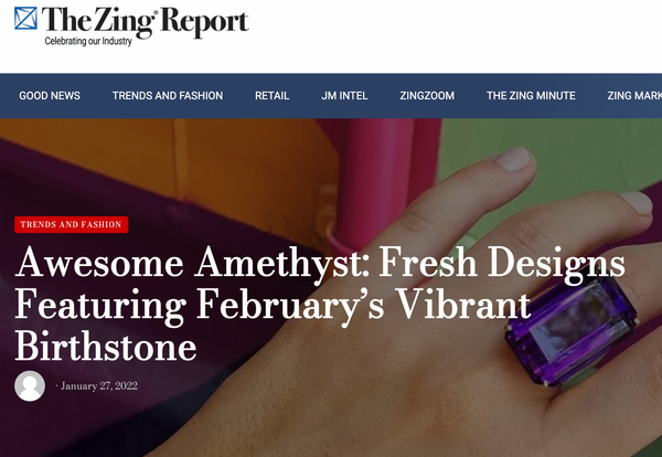 The Zing Report: Amethyst Rings