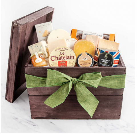 Luxurious Cheese Treasures Gift Box Holiday Gift