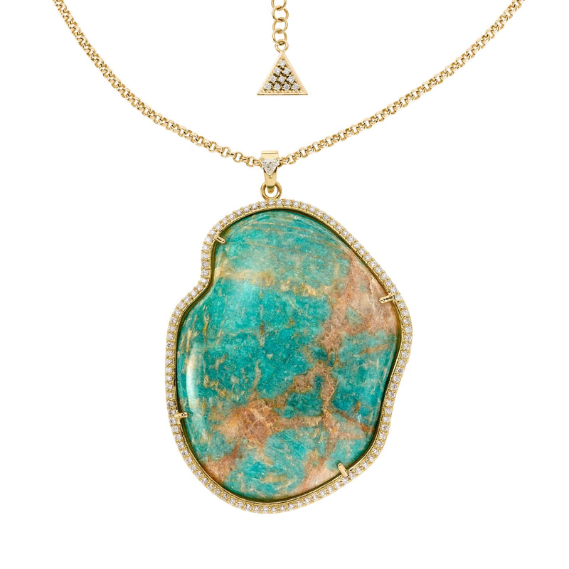 aventurine necklace gold