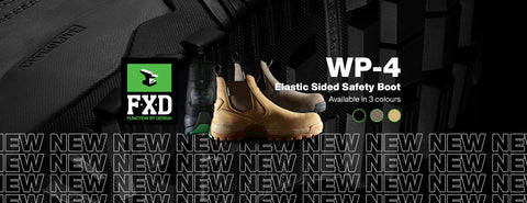 FXD Elastic Sided Work Boot Banner