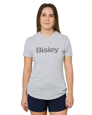 bisley womens cotton logo tee