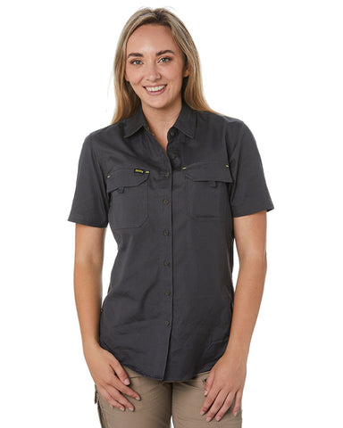 bisley womens x airflow ripstop short sleeve shirt