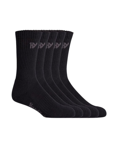 hard yakka black socks