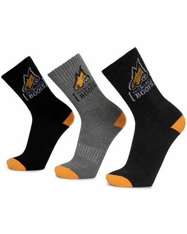 mongrel 3 pack cotton socks