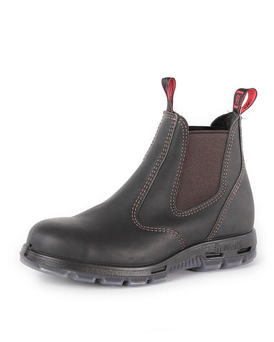 redback elastic sided boot claret