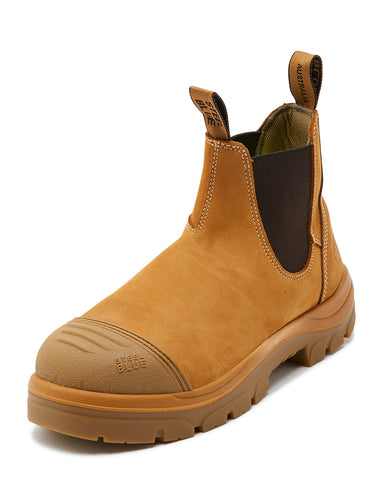 wheat hobart scuff safety boot