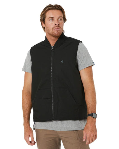 volcom black hernan vest