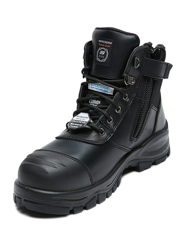 skechers steel toe boots womens