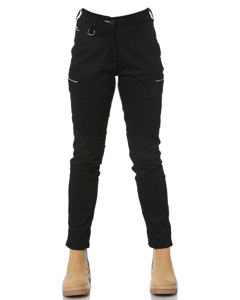 Ladies Black Multi Pocket Pants - Lowes Menswear