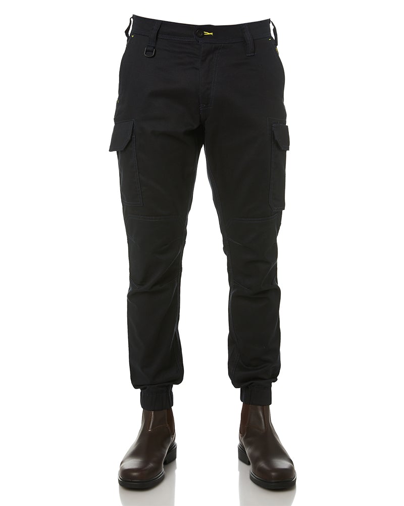 Bisley Ripstop Cuffed Cargo Pant - Black | Buy Online