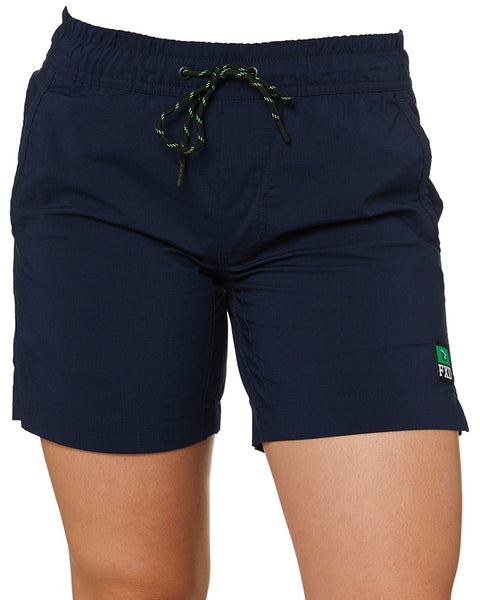 Unit Ladies Staple Cargo Shorts - Black