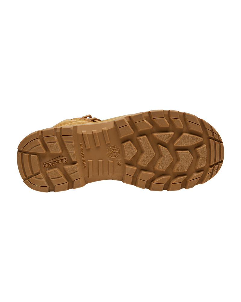 Blundstone RotoFlex 8550 Mid Zip Side Safety Boot - Wheat | Buy Online
