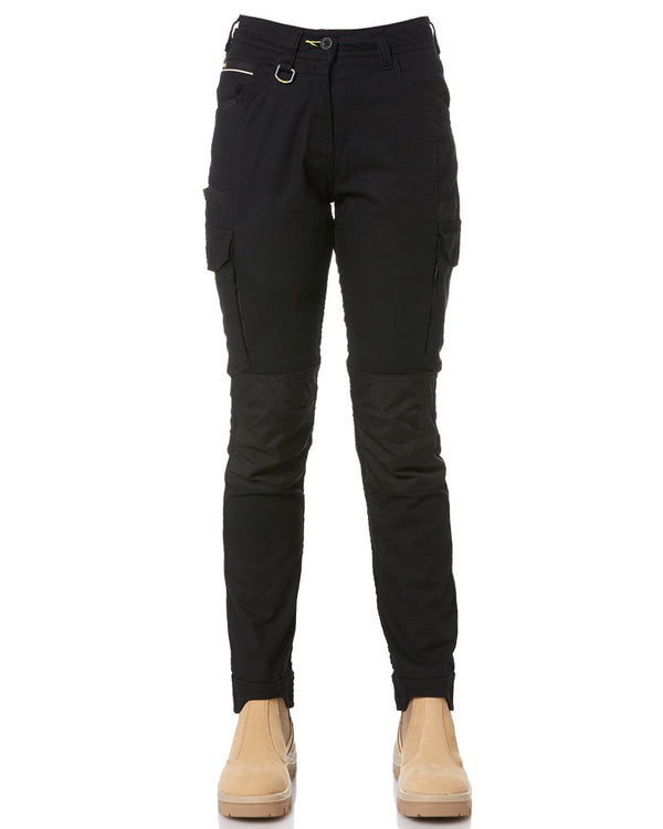 womens skinny black cargo pants