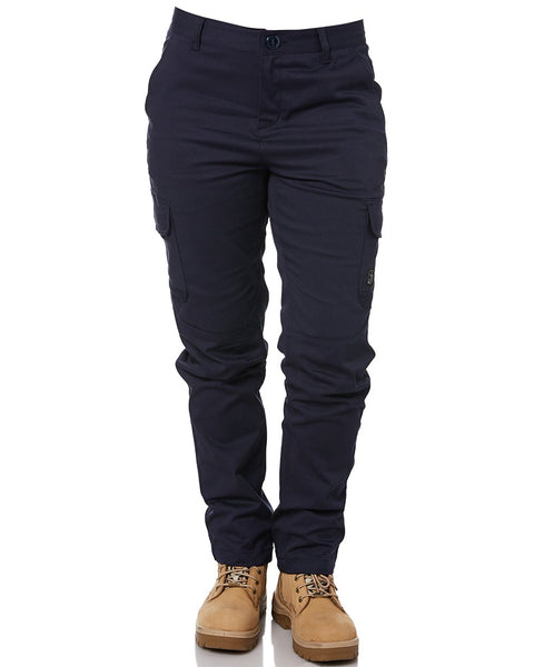 Unit - Ladies Staple Work Pants - Black - Hip Pocket Mornington