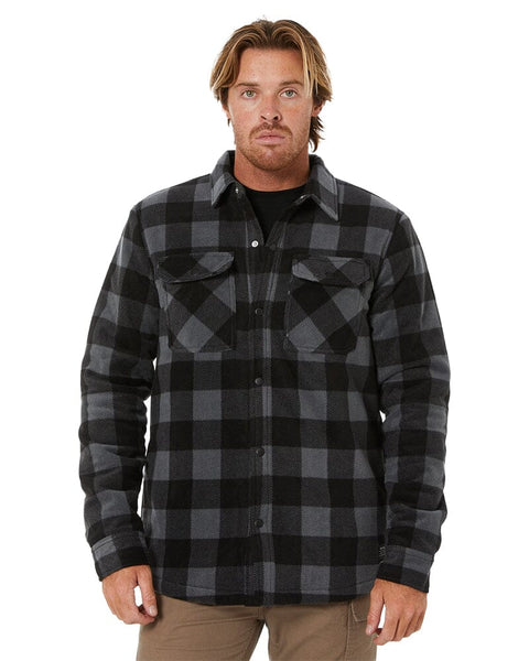 Surly Quilted Flannel - Black/Blue