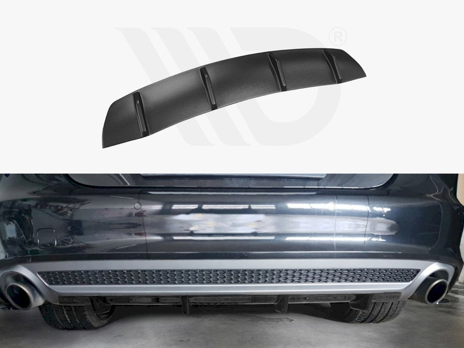 Rear Valance + Exhaust Ends Imitation Audi S6 / A6 S-Line C8