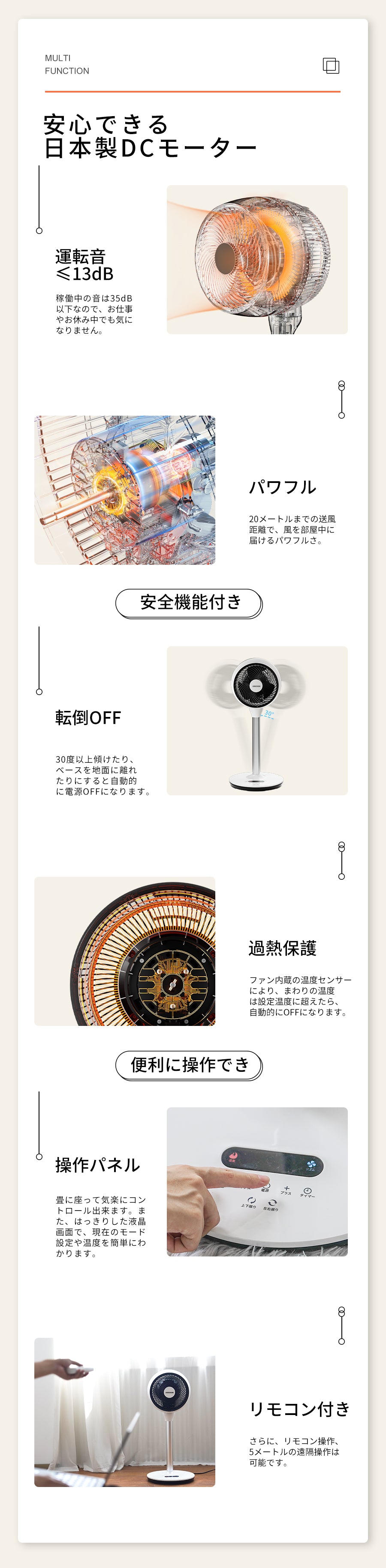 ヒーター 電気ファンヒーター KEECOON 360°首振り 1350W 暖房器具 涼温 ...