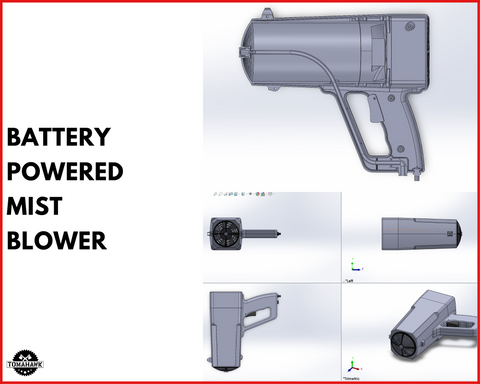 Tomahawk Power Battery Powered Mist Blower