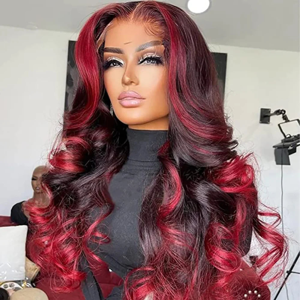 1B/99J Body Wave Human Hair Wig