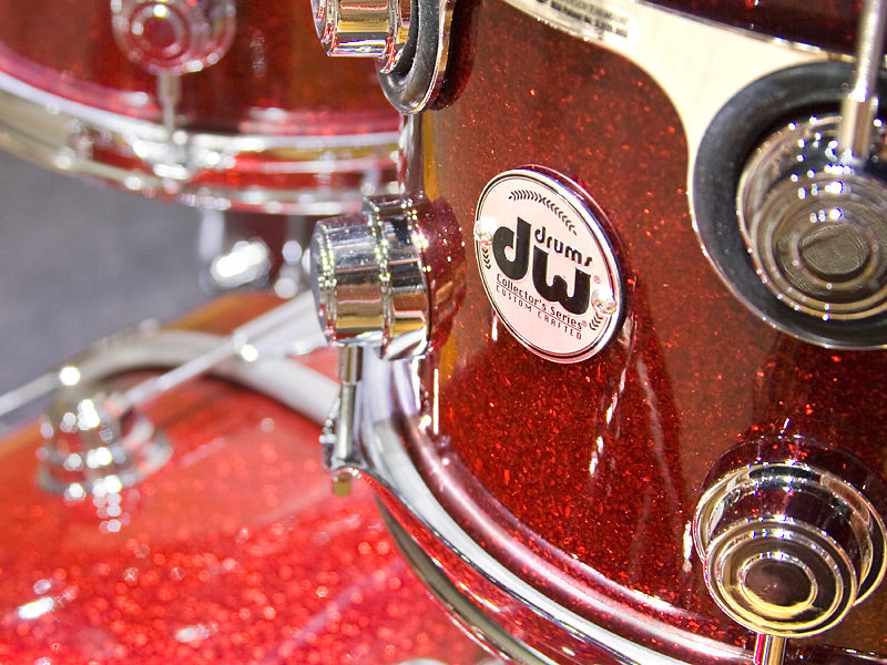 DW Collectors Ruby Glass Drum Kit