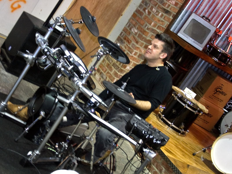 simon edgoose plays for drumshop uk