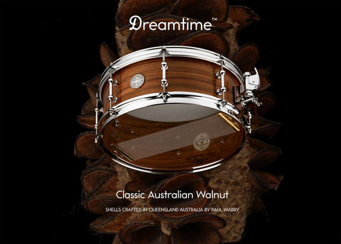 Australian walnut Dunnett snare drum